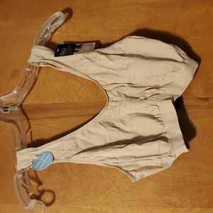 Bali comfort revolution crop top, XL, NWT,  Nude.